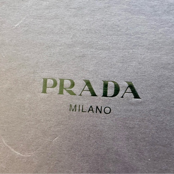 Vintage Prada Brown tweed shoes with square toe and heel 37 1/2 B. - Picture 13 of 13